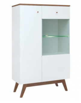 Витрина Гербор Тата REG1D1W нимфеа альба орех верона  купить,NaN