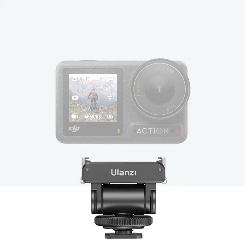 Магнитный Cold Shoe Адаптер Ulanzi C071GBB1 для DJI Osmo Action 4/3, Pocket 3 на Камеру для Микрофона и Света купить,NaN