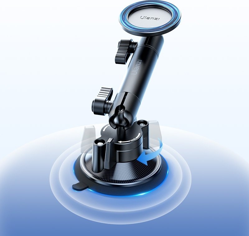 Магнитный держатель Ulanzi ZJ06 Suction Cup Mount черный купить,NaN