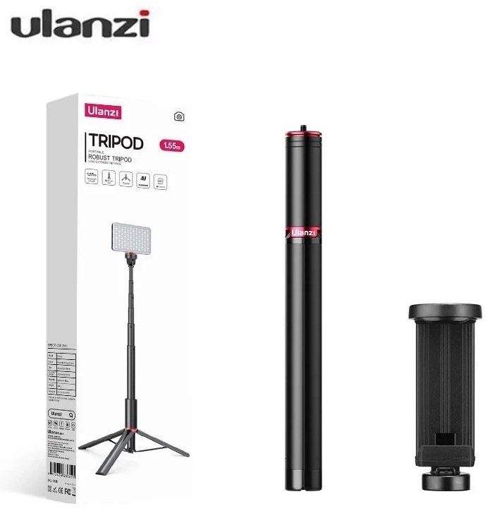Напольный штатив Ulanzi MT-54 черный купить,NaN