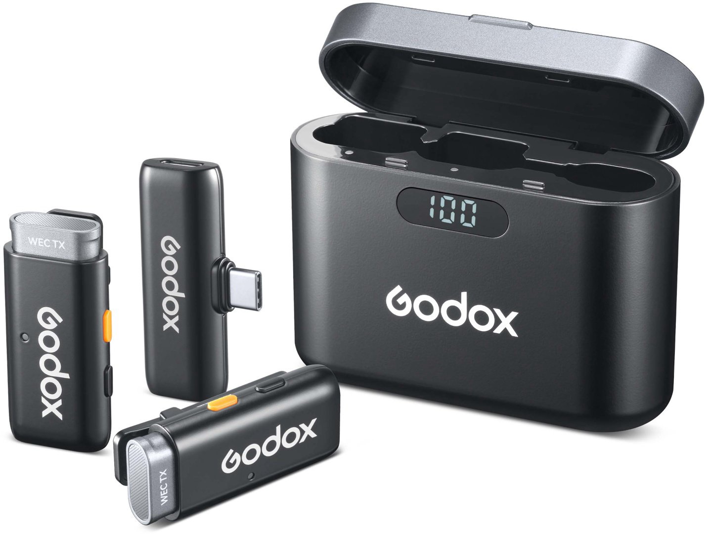 Микрофон Godox WES2 Kit2 черный купить,NaN