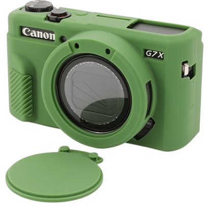 Чехол MAMEN Canon PowerShot G7X3 зеленый купить,NaN