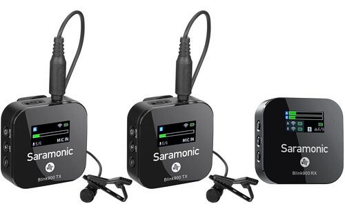 Микрофон Saramonic Blink900 B2 черный купить,NaN