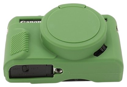 Чехол MAMEN Canon PowerShot G7X3 зеленый купить,NaN