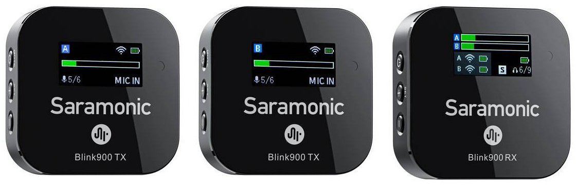 Микрофон Saramonic Blink900 B2 черный купить,NaN