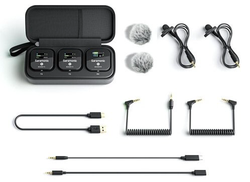 Микрофон Saramonic Blink900 B2 черный купить,NaN