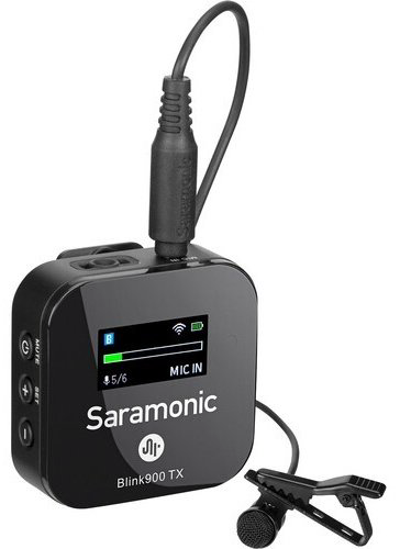 Микрофон Saramonic Blink900 B2 черный купить,NaN