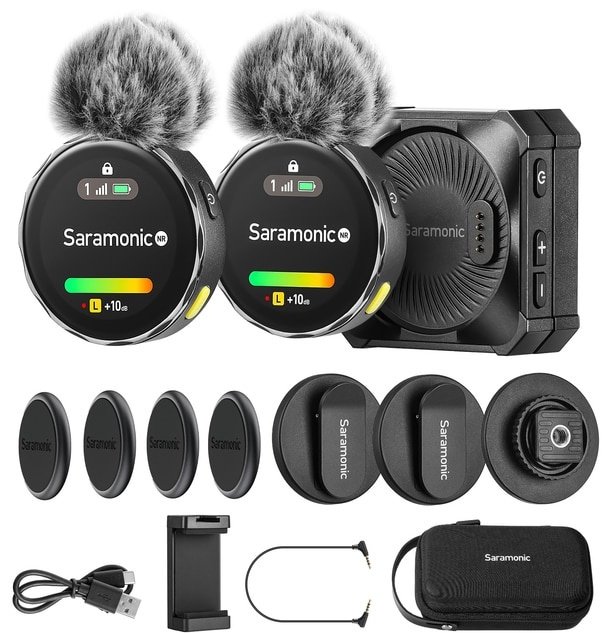 Микрофон Saramonic BlinkMe B2 черный купить,NaN