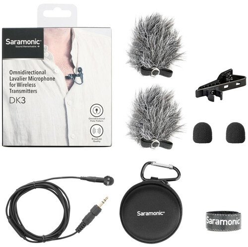 Микрофон Saramonic DK3A черный купить,NaN
