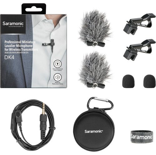 Микрофон Saramonic DK4A черный купить,NaN