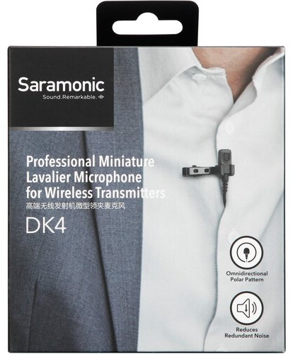 Микрофон Saramonic DK4A черный купить,NaN