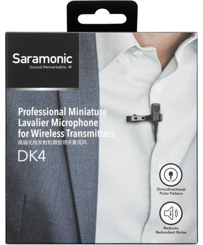 Микрофон Saramonic DK4A черный купить,NaN