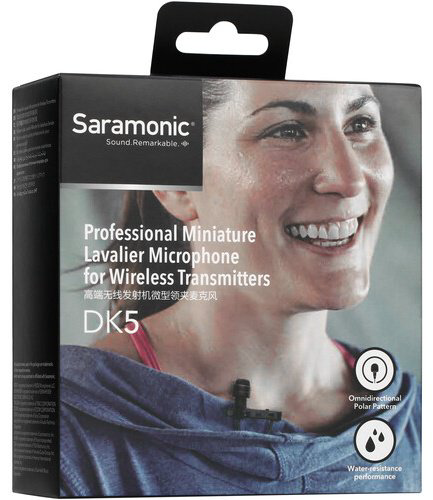 Микрофон Saramonic DK5A черный купить,NaN