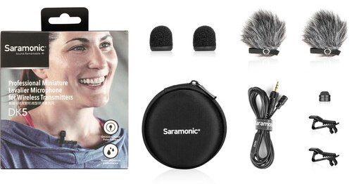 Микрофон Saramonic DK5A черный купить,NaN