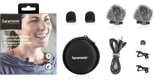 Микрофон Saramonic DK5A черный купить,NaN