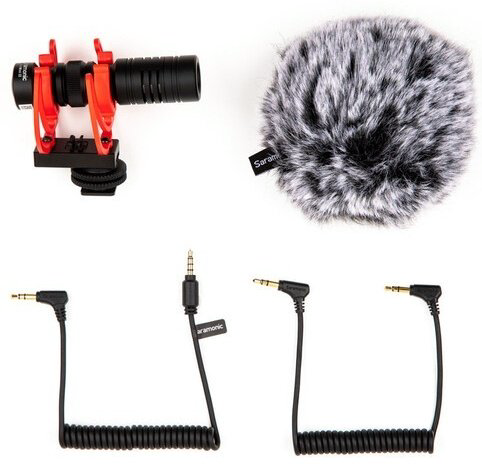 Микрофон Saramonic Vmic Mini 2 черный купить,NaN