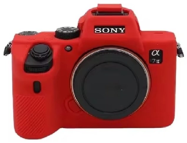 Чехол MAMEN для Sony A7RIII/A7III красный