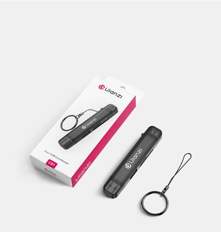 Картридер Ulanzi X117 CR1 USB 3.0 для SD, microSD, USB 3.0