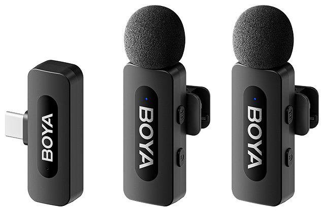 Микрофон Boya BY-V20 (V2.0) черный