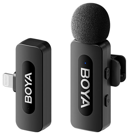 Микрофон Boya BY-V1 (V2.0) черный