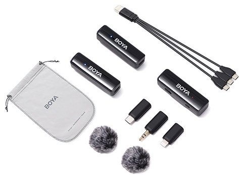 Микрофон Boya Link A2 черный купить,NaN