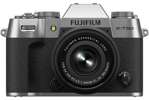 Фотокамера Fujifilm X-T50 kit XC 15-45mm f/3.5-5.6 OIS PZ Silver