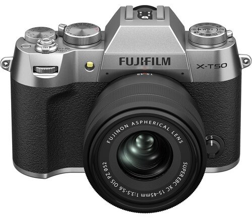 Фотокамера Fujifilm X-T50 kit XC 15-45mm f/3.5-5.6 OIS PZ Silver