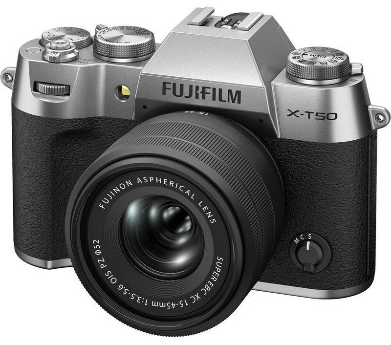 Фотокамера Fujifilm X-T50 kit XC 15-45mm f/3.5-5.6 OIS PZ Silver