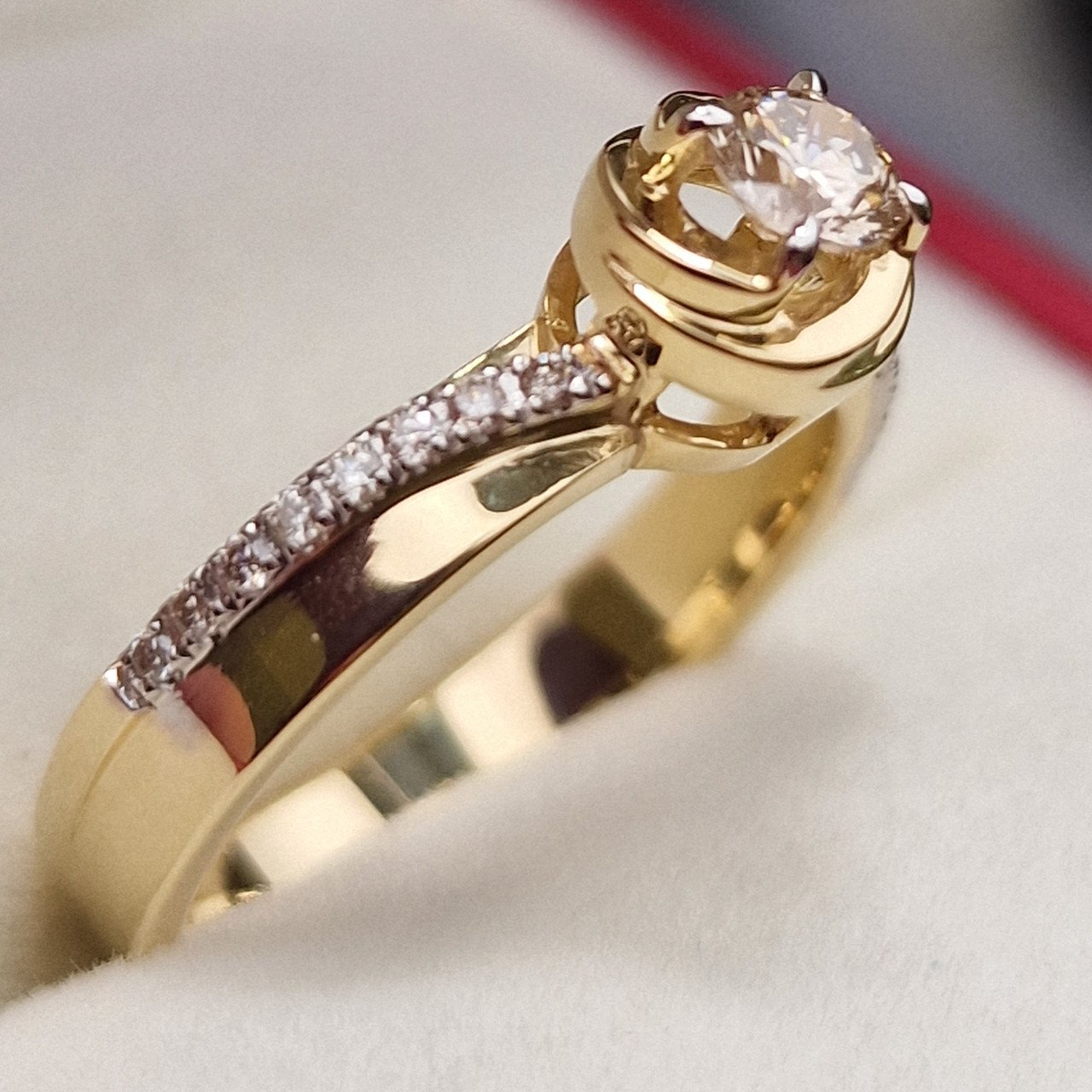 Кольцо Deimantas 98882974 17р 3,61гр 0,37ct. купить,NaN