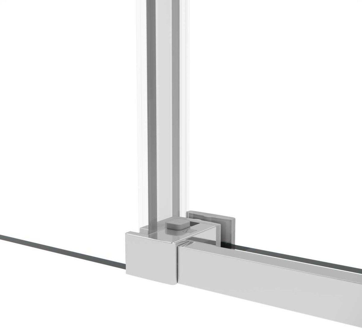 Душевое ограждение KABINKA.KZ двухстенное Slim Soft VSR-1SS9013CL, 900х2000 мм купить,NaN