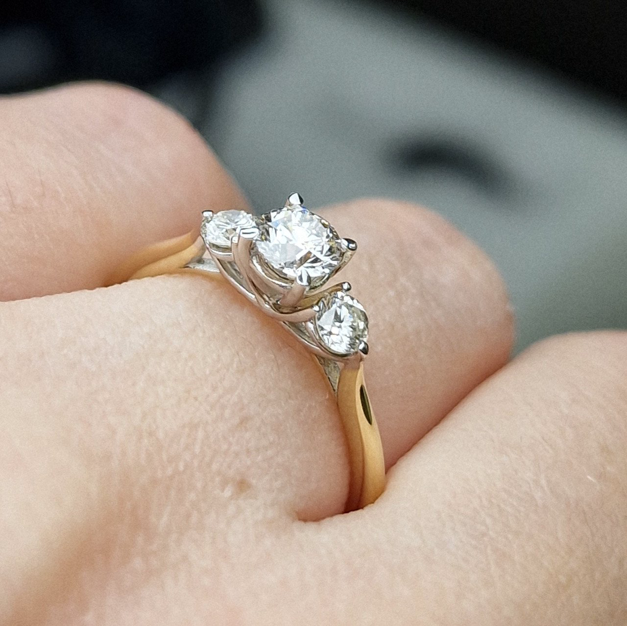 Кольцо Deimantas 98883388 17р 2,41гр 0,73ct. купить,NaN