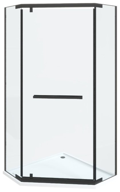 Душевое ограждение Cerutti двухстенное ZP91B , 900х900х1950 мм