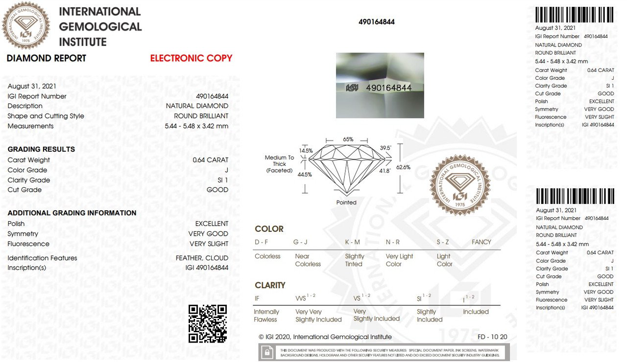 Кольцо Deimantas 98883487 16,5р 2,54гр 0,84ct. купить,NaN