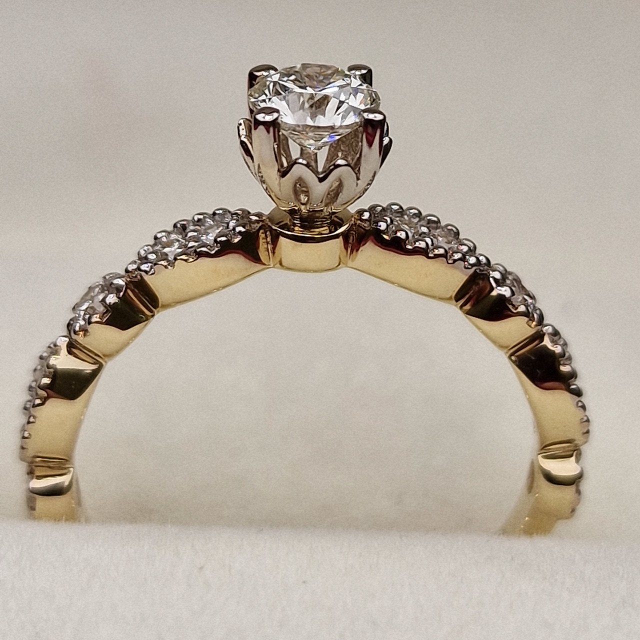 Кольцо Deimantas 98883596 16,5р 2,27гр 0,53ct. купить,NaN