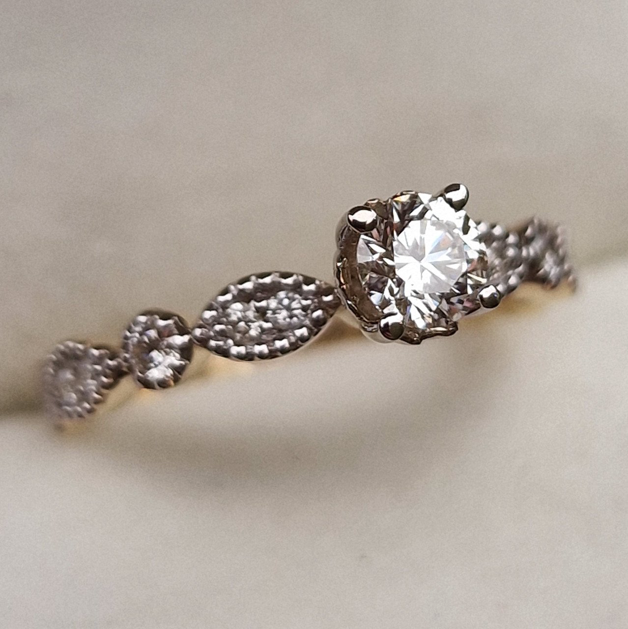 Кольцо Deimantas 98883596 16,5р 2,27гр 0,53ct. купить,NaN