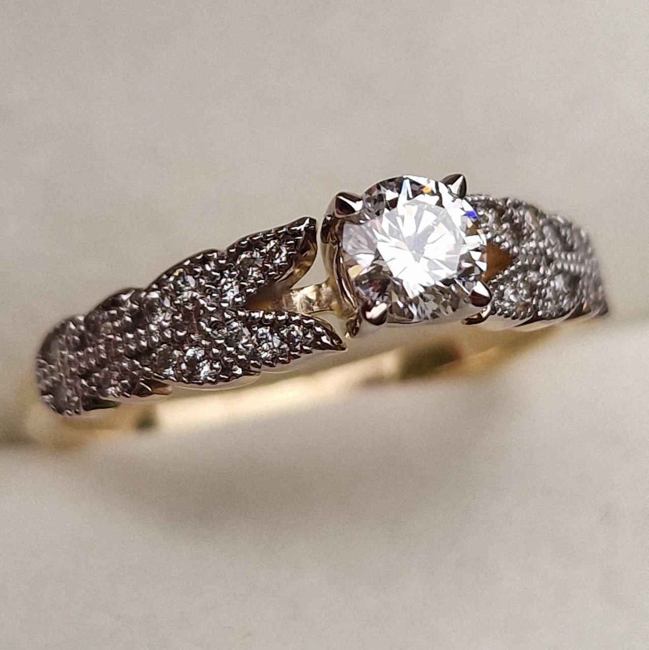Кольцо Deimantas 98883706 17,5р 2,55гр 0,44ct. купить,NaN