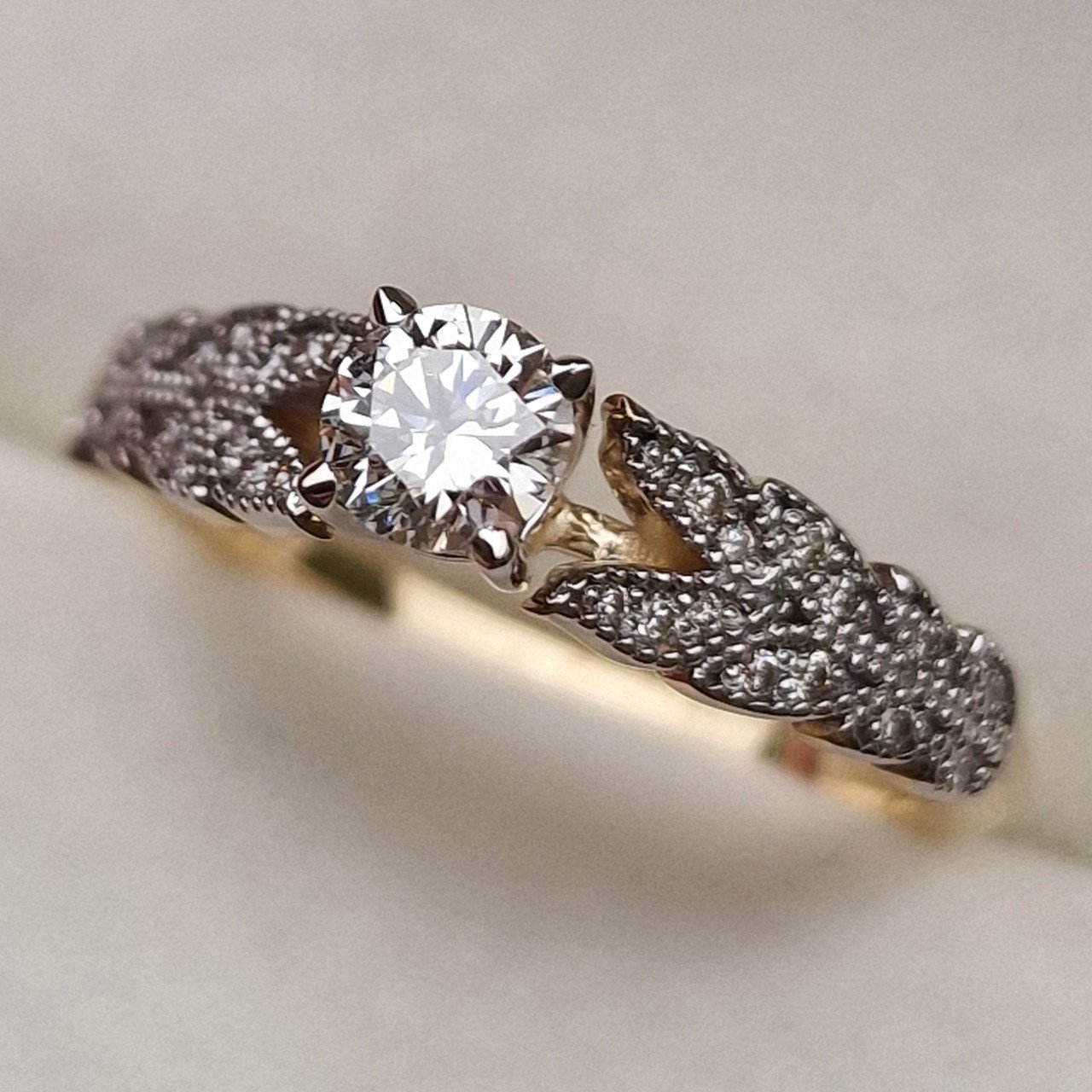 Кольцо Deimantas 98883706 17,5р 2,55гр 0,44ct. купить,NaN