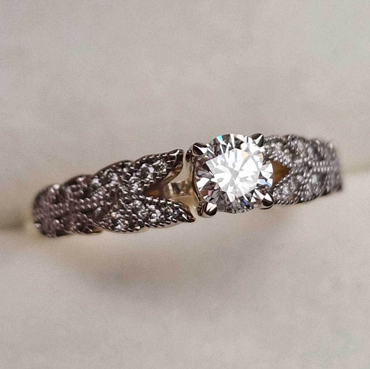 Кольцо Deimantas 98883706 17,5р 2,55гр 0,44ct. купить,NaN