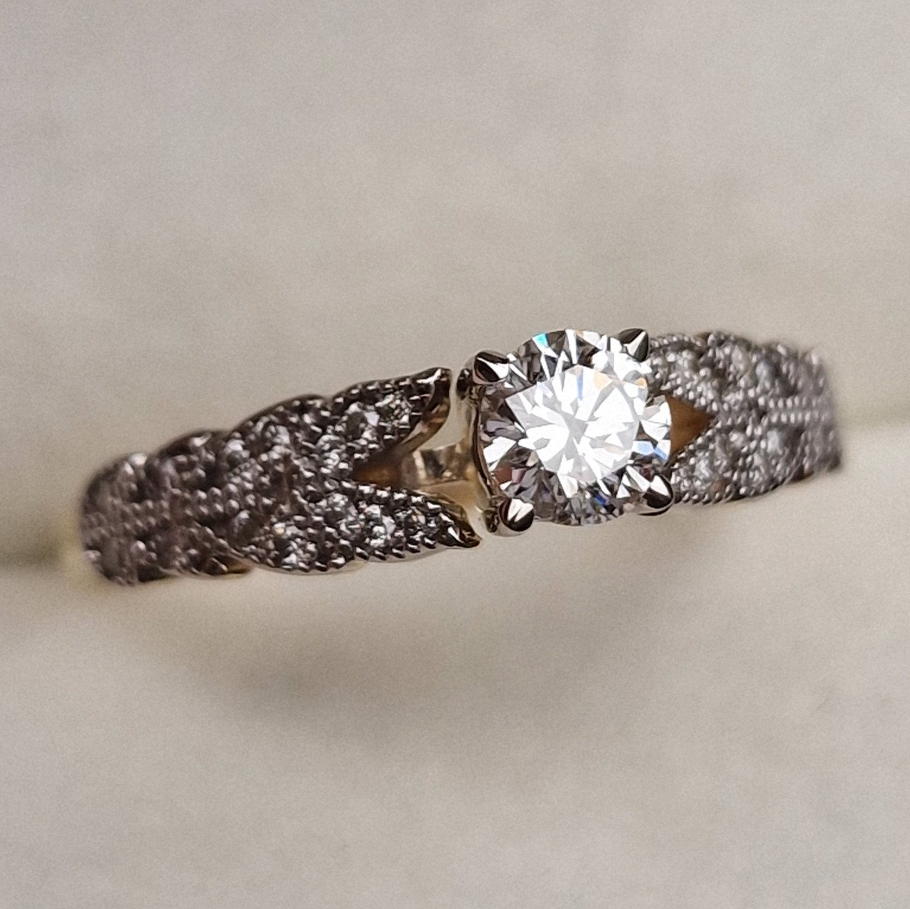 Кольцо Deimantas 98883706 17,5р 2,55гр 0,44ct. купить,NaN