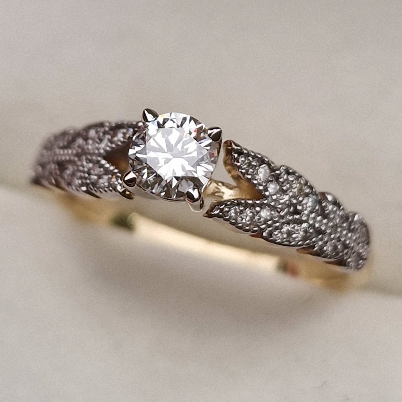Кольцо Deimantas 98883706 17,5р 2,55гр 0,44ct. купить,NaN
