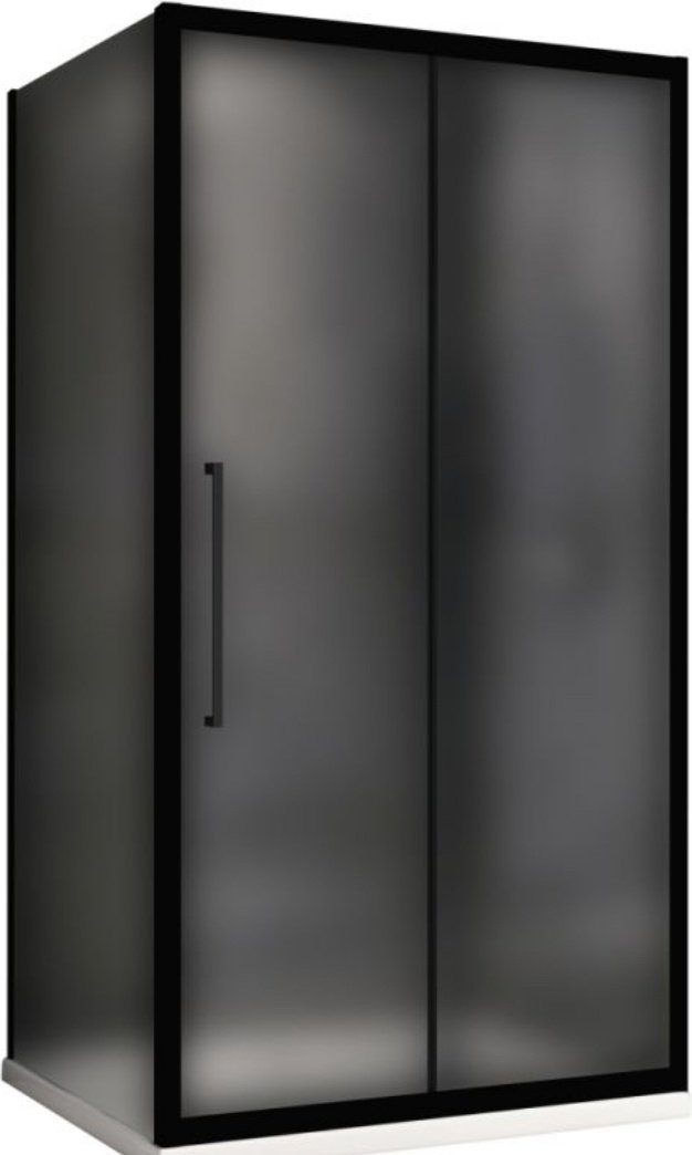 Душевое ограждение Abber двухстенное AG30130BMH-S100BM, 1000х1950 мм купить,NaN