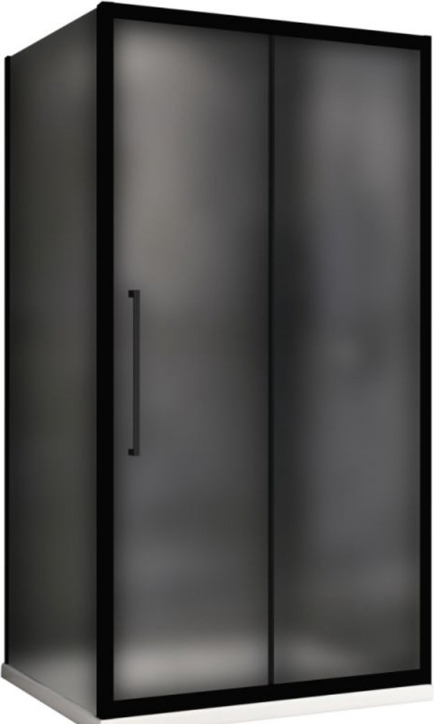 Душевое ограждение Abber двухстенное AG30130BMH-S100BM, 1000х1950 мм купить,NaN