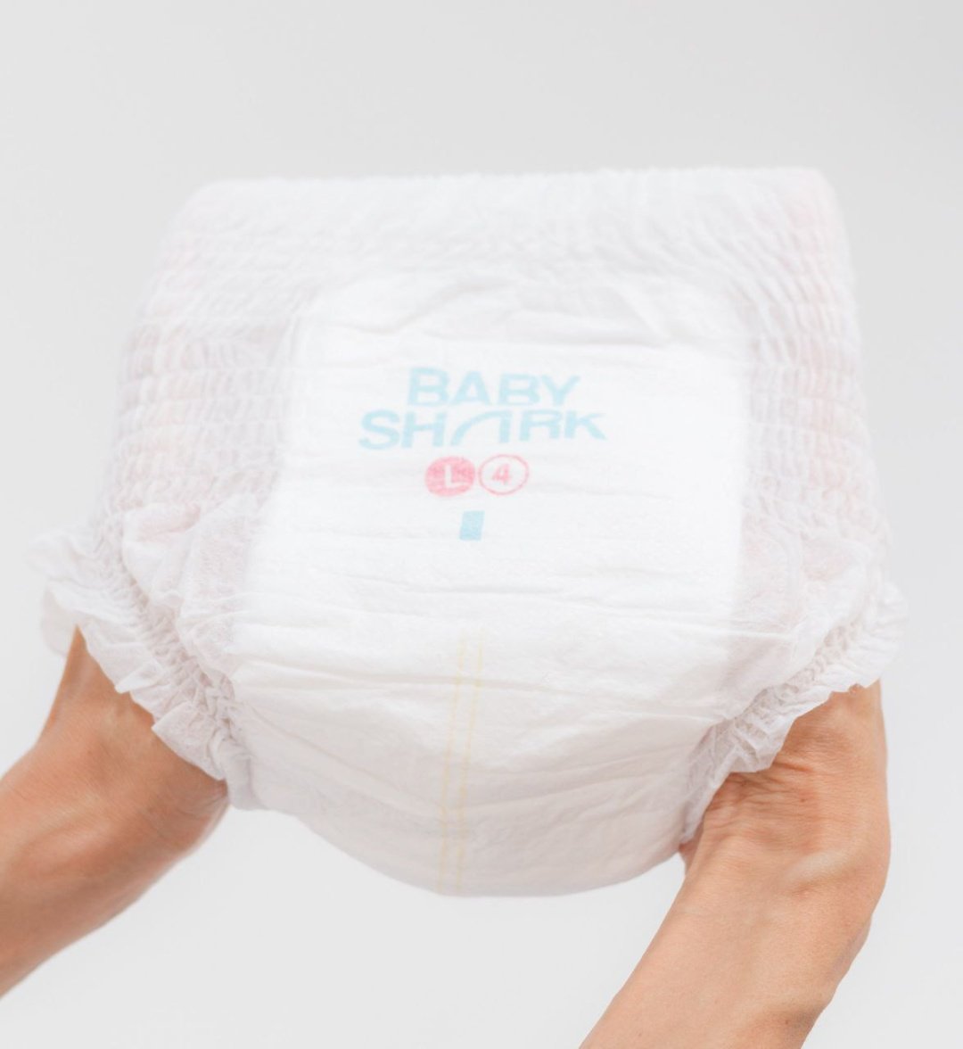 Подгузники-трусики Baby shark L, 100 шт