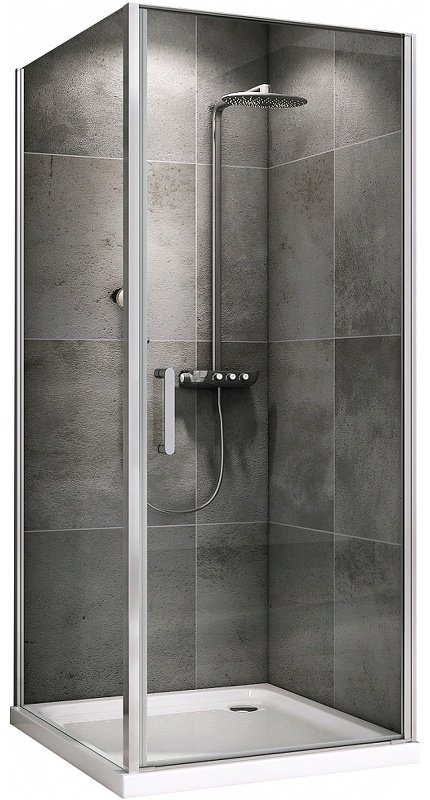 Душевое ограждение KABINKA.KZ двухстенное AG04060-S100, 600х1950 мм