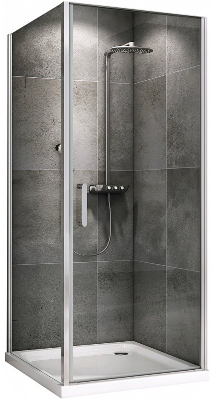 Душевое ограждение KABINKA.KZ двухстенное AG04060-S100, 600х1950 мм