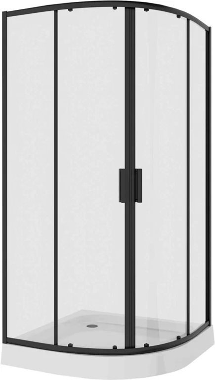 Душевое ограждение Niagara одностенное NG-6886-08 Black, 800х1950 мм купить,NaN