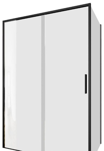 Душевое ограждение KABINKA.KZ двухстенное AE65-130x80-BT, 1300х1900 мм