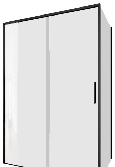 Душевое ограждение KABINKA.KZ двухстенное AE65-130x80-BT, 1300х1900 мм