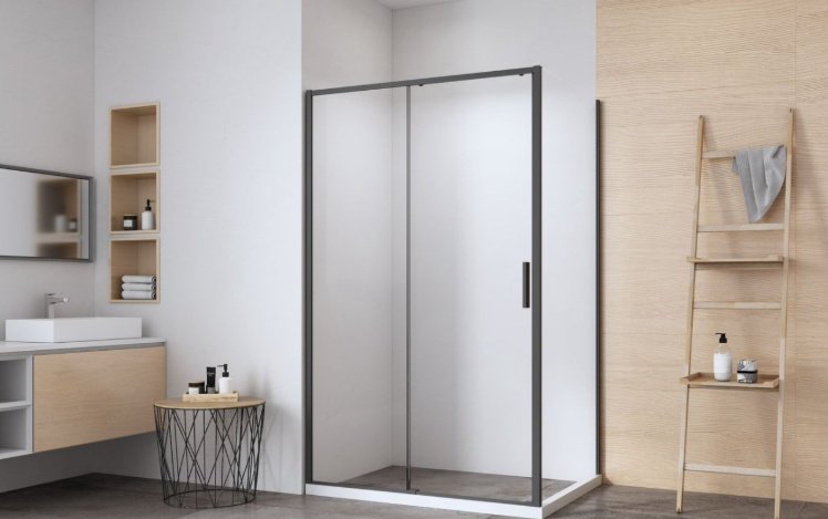 Душевое ограждение KABINKA.KZ двухстенное AE65-130x80-BT, 1300х1900 мм купить,NaN