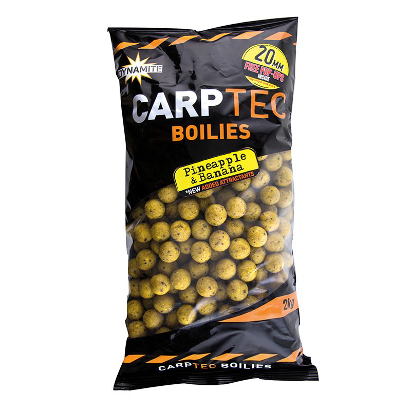 Бойлы Dynamite Baits Pineapple&Banana CarpTec 20мм S/L 2000гр купить,NaN